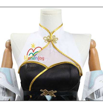 Monenjoy 鳴潮 白芷　コスプレ　びゃくし　コスチューム　ワンピース　かわいい　髪飾り＋イヤリング付 - Monenjoy