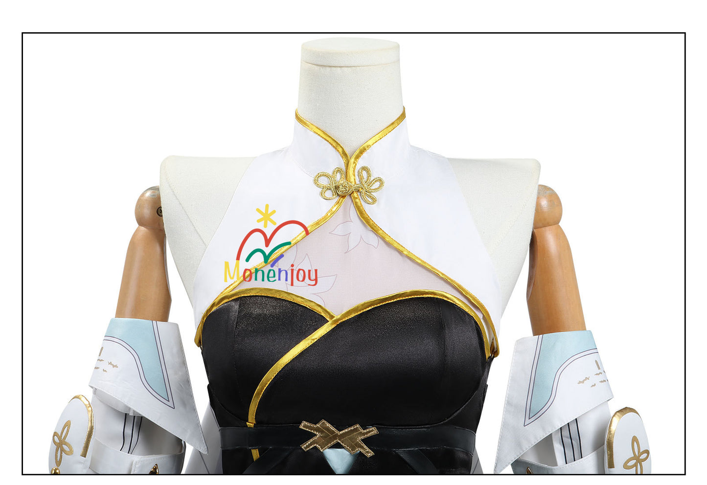 Monenjoy 鳴潮 白芷　コスプレ　びゃくし　コスチューム　ワンピース　かわいい　髪飾り＋イヤリング付 - Monenjoy