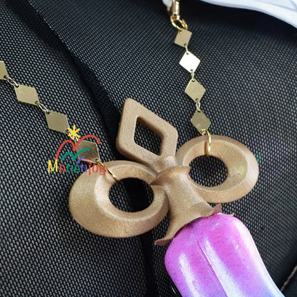 原神　エミリエ　コスプレ衣装　コスチューム　エメラルドフゼア　｜3D樹脂香水瓶・金属製神の眼付属｜MONENJOY - Monenjoy