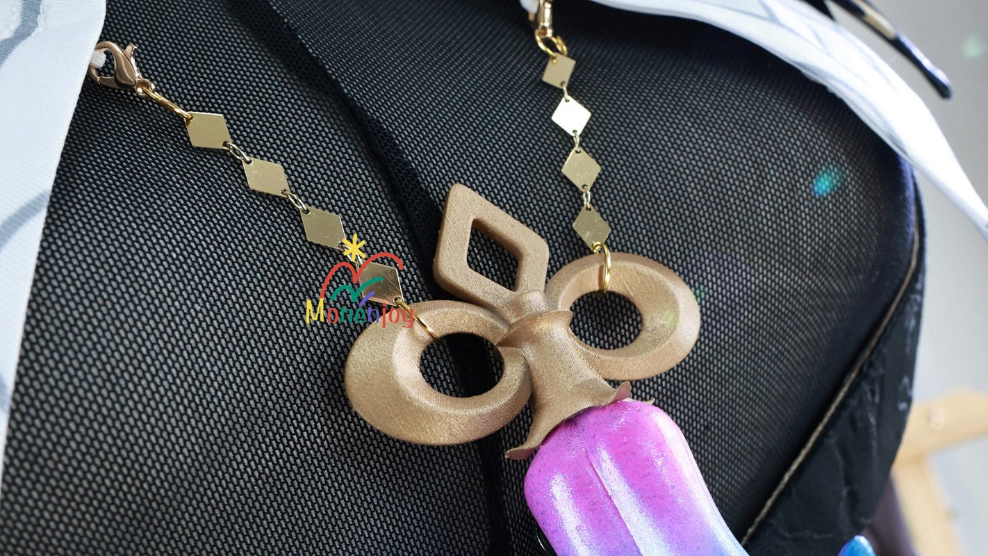 原神　エミリエ　コスプレ衣装　コスチューム　エメラルドフゼア　｜3D樹脂香水瓶・金属製神の眼付属｜MONENJOY - Monenjoy