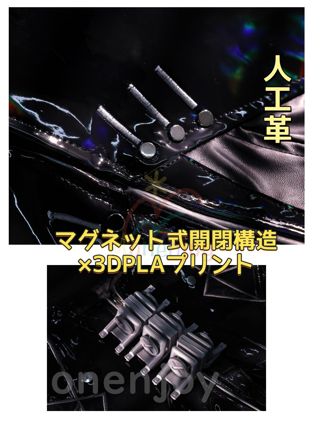 Monenjoy ゼンゼロ プロメイア　コスプレ衣装　Promeia　マグネット式開閉構造　3dPLA材質　イベント　人工革　コスチューム　イベント舞台対応 MONENJOY