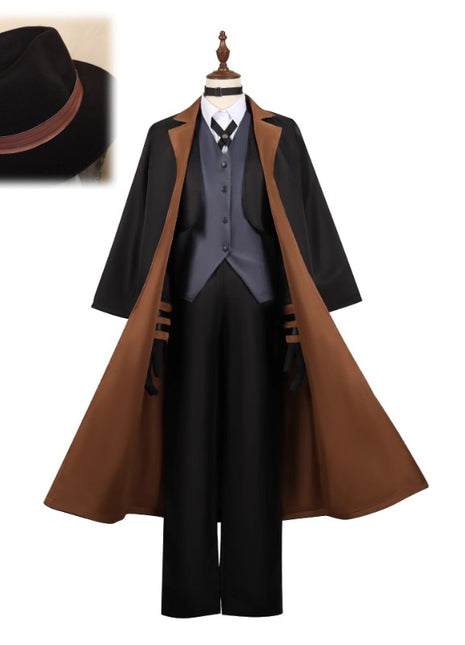 Monenjoy　納品　文豪ストレイドッグス 中原中也 コスプレ衣装　なかはら ちゅうや　イベント　帽子付GS1304 - Monenjoy