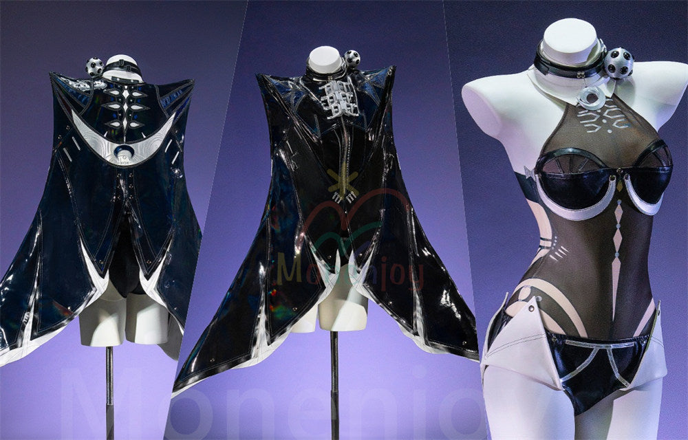Monenjoy　ゼンゼロ　プロメイア コスプレ衣装　3d樹脂製パーツ　Promeia　人工革　クランプスの黒枝　腿カバー付　イベント対応 MONENJOY