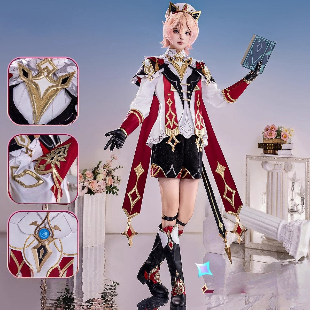 【在庫限り・再入荷不可】Monenjoy 原神　ダリア　 Dahlia 　コスプレ衣装　モンド / 西風教会　コスチューム  風神バルバトスの伝道師