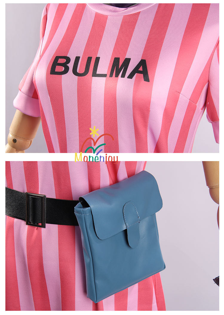 Monenjoy　ドラゴンボール　ブルマ　コスプレ衣装　ワンピース　イベントGS1354 - Monenjoy