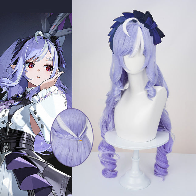 Monenjoy ゼンレスゾーンゼロ ビビアン 90cm モッキンバード ウィッグ ヴィヴィアン コスプレ道具 自然 ヒューゴ カツラ - Monenjoy