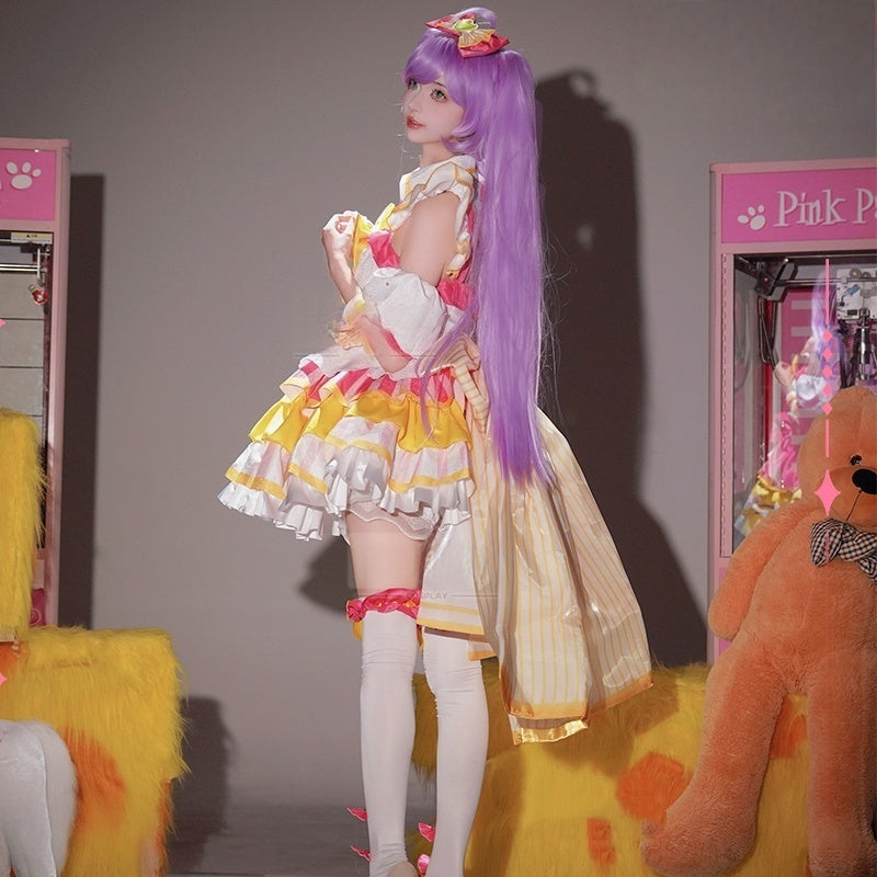Monenjoy　プリパラ  真中 らぁら コスプレ衣装　ライブ服　南みれぃ　北条そふぃ　舞台服　SoLaMiSMILE 　イベントGS1940