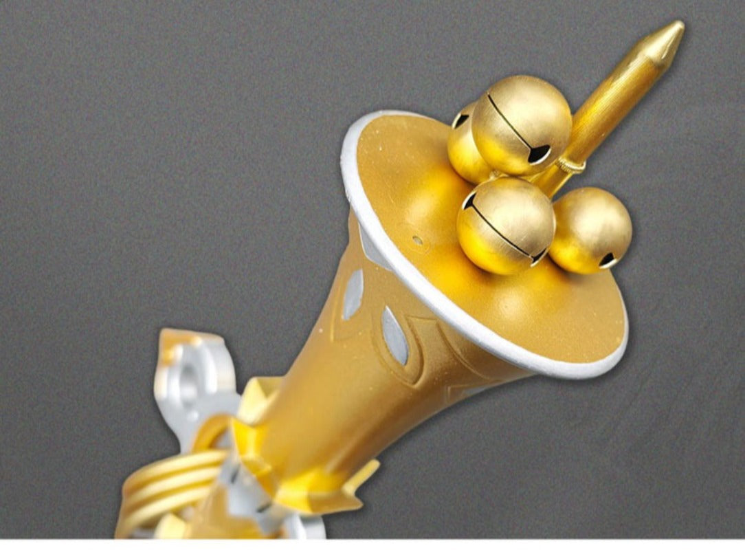 Monenjoy　ゼンレスゾーンゼロ　怪啖屋 リュシア・エロウェン　80cm　Pu製　音出る本物鈴 コスプレ道具　法杖