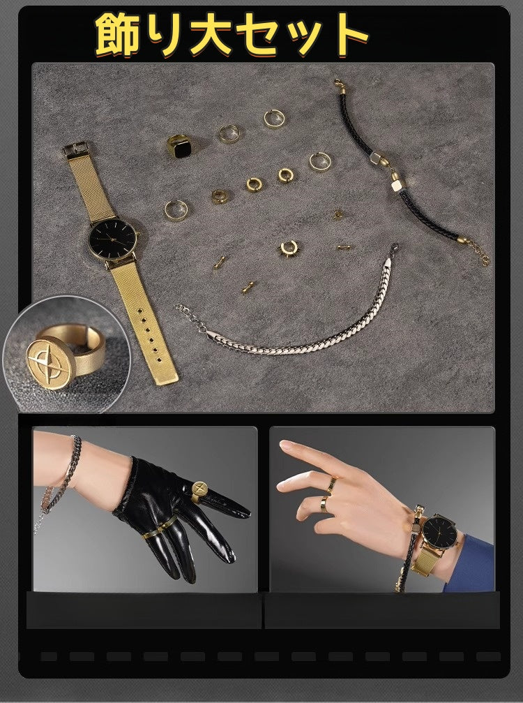 Monenjoy ゼンレスゾーンゼロ ヒューゴ コスプレ衣装　マスク＋帽子＋腕時計付　ゼンゼロ　コスチューム　cosplay　イベント　仮装　ハロウィン - Monenjoy