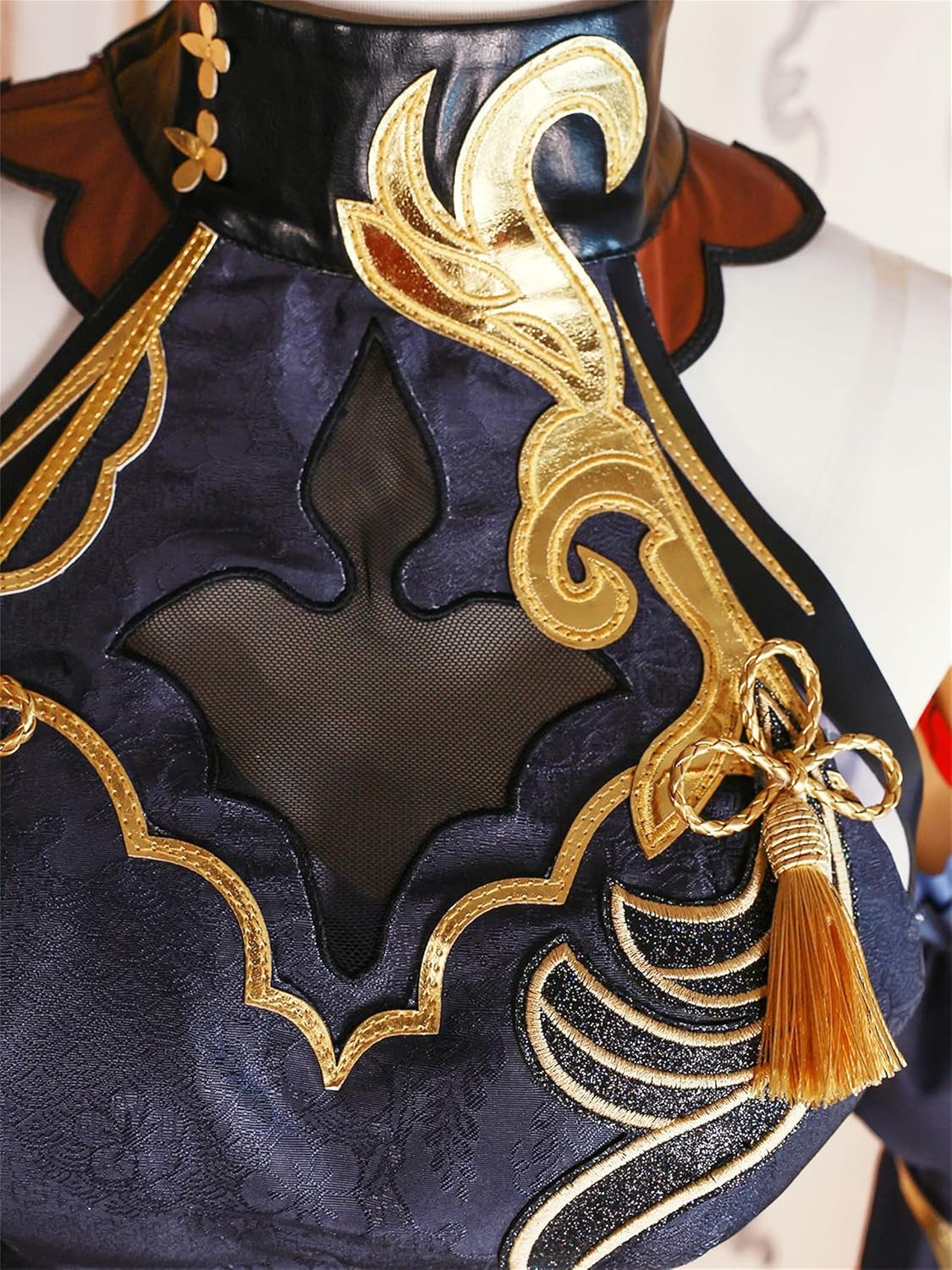 Monenjoy 原神　申鶴　冷花幽露 　コスプレ衣装　海灯祭祝い 礼服 ワンピース コスプレ衣装　洋服 コスチューム イベント コスプレ ハロウィン 洋風 可愛い 舞台衣装 - Monenjoy