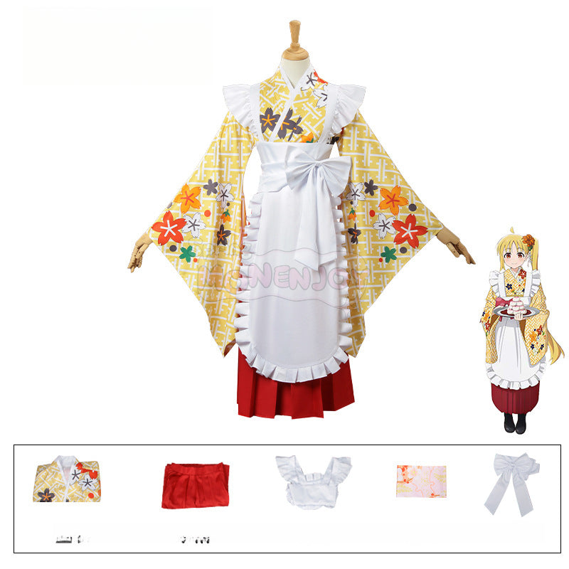 Monenjoy ぼっち・ざ・ろっく！　後藤 ひとり　伊地知 虹夏　山田 リョウ　喜多 郁代　コスプレ衣装　和服　大正和風　着物 大正ロマン　 - Monenjoy