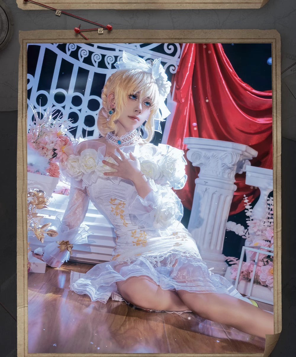 Monenjoy アイデンティティ5 調香師 今宵こそ コスプレ衣装 オフショルダー スカート IdentityV 第五人格　肩出し ワンピース イベント　GS1157 - Monenjoy