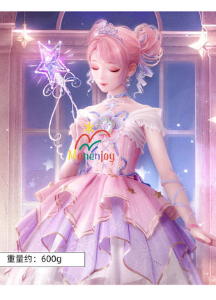 Monenjoy インフィニティニキ　星願いの夢 　コスプレ衣装　可愛い　ニキ誕生日イベント　コスチュームGS1311 - Monenjoy