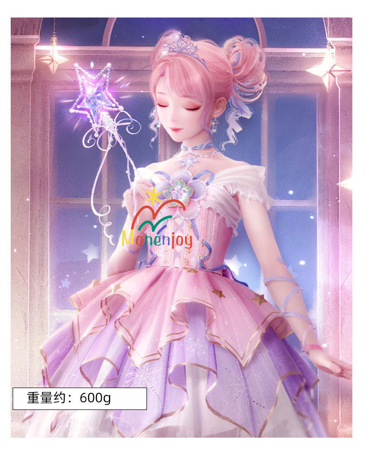 Monenjoy インフィニティニキ　星願いの夢 　コスプレ衣装　可愛い　ニキ誕生日イベント　コスチュームGS1311 - Monenjoy