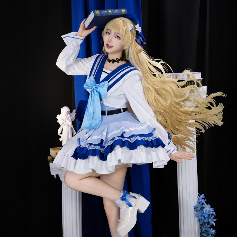 「在庫限り・完売次第終」Monenjoy　鳴潮　ローソンコラボ　フィービー　コスプレ衣装　ワンピース　ドレス　セーラー服　ロリータ　共鳴者　コスチューム　イベント　かわいい　