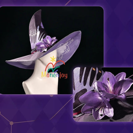 Monenjoy　崩壊スターレイル　マダムヘルタ　コスプレ衣装　洋服　ワンピース　3d樹脂製アクセサリー　コスチュームGS1204 - Monenjoy