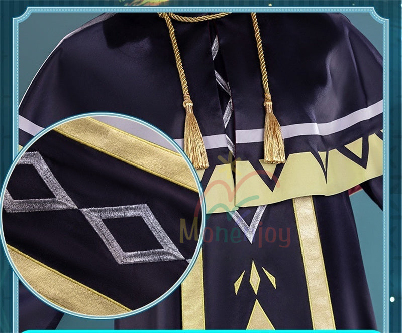 Monenjoy　サイレント・ウィッチ モニカ・エヴァレット  七賢人　コスプレ衣装　刺繍柄　魔術　3d樹脂製パーツ　沈黙の魔女の隠しごと  　イベント　コスチュームGS1904
