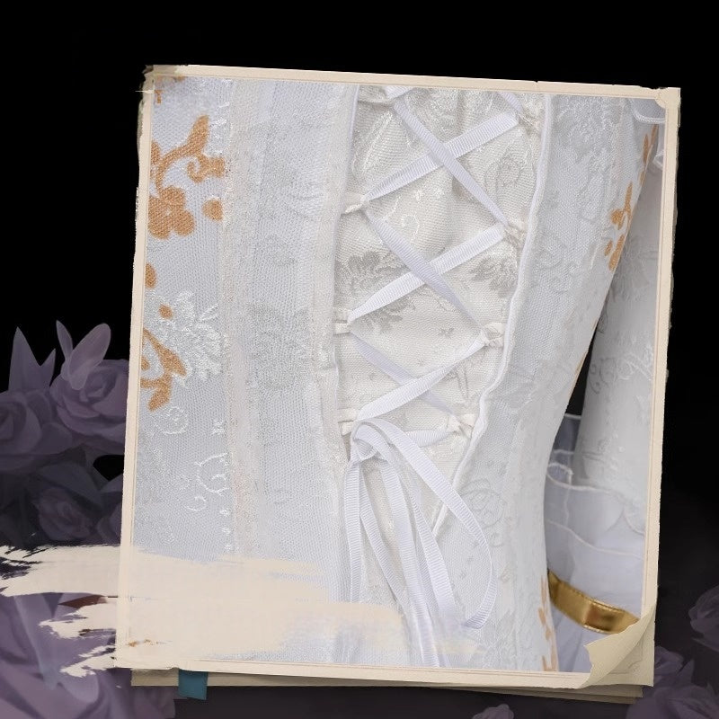 Monenjoy アイデンティティ5 調香師 今宵こそ コスプレ衣装 オフショルダー スカート IdentityV 第五人格　肩出し ワンピース イベント　GS1157 - Monenjoy