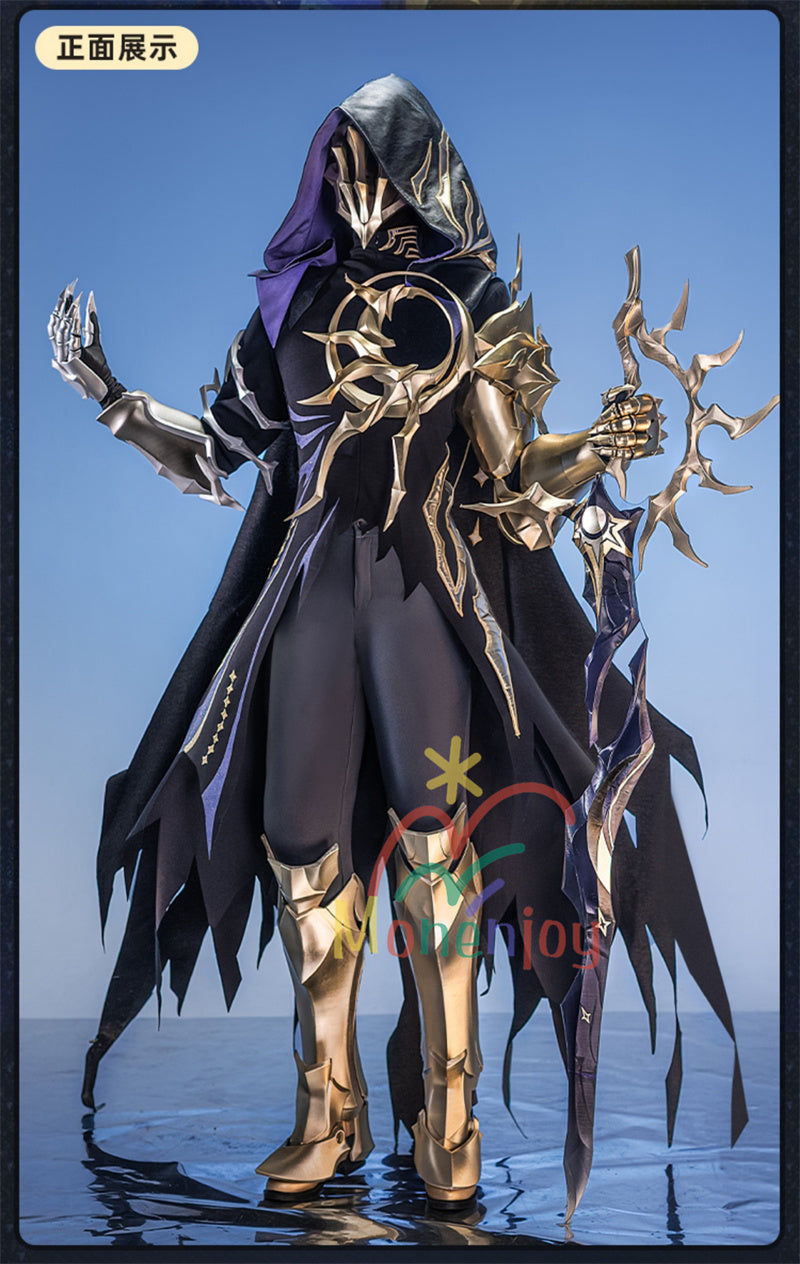 Monenjoy 崩壊スターレイル　フレイムスティーラー　コスプレ衣装　カスライナ　3d樹脂パーツ　暗黒の潮　火種を盗む者　コスチューム