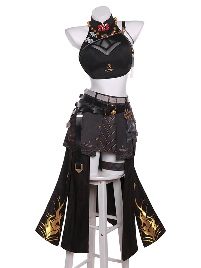 Monenjoy 鳴潮 散華 コスプレ衣装 さんか  コスチュームGS1918