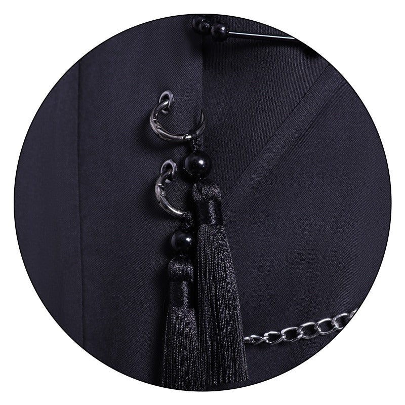 Monenjoy ภาพยนตร์แอนิเมชันเรื่อง "KPOP Girls! Demon Hunters Saja Boys" ชุดคอสเพลย์สีดำอีเวนต์ 