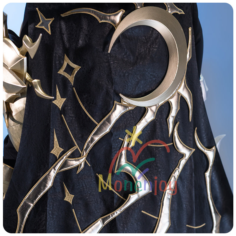 Monenjoy 崩壊スターレイル　フレイムスティーラー　コスプレ衣装　カスライナ　3d樹脂パーツ　暗黒の潮　火種を盗む者　コスチューム