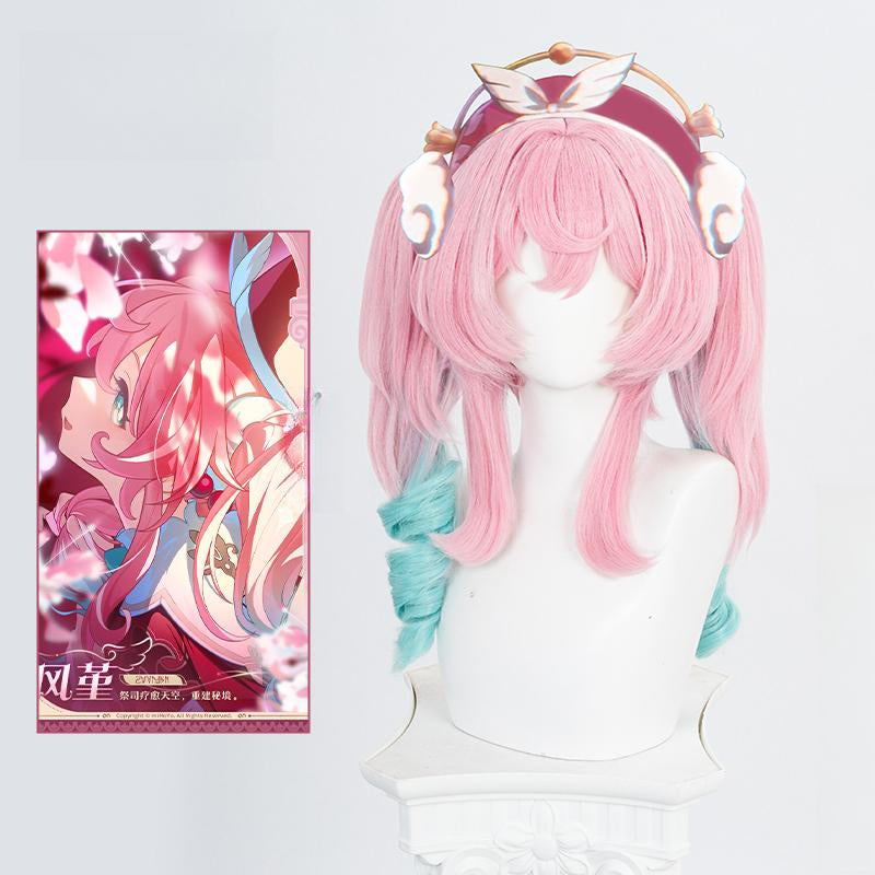 Monenjoy HonkaiStaRrail スターレイル 崩スタMMD部 ヒアンシー 微光の医師 ヒアシンシア Hyacinthia Hyacine 风堇 ウィッグ　可愛い　地雷系 カツラ　コスプレ道具　イベント - Monenjoy