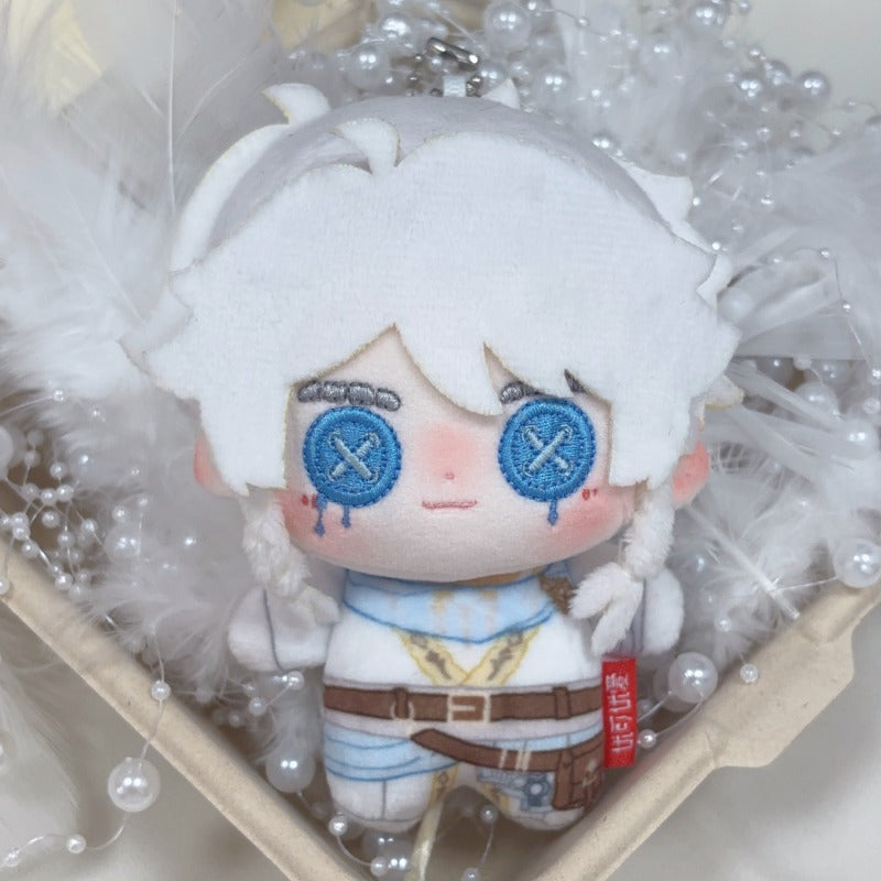 アイデンティティ5　占い師　ホワイト　ぬいぐるみ  10cm キーホルダー OPH 綿人形　第五人格/IdentityV 　イライ・クラーク　ふわふわ　同人グッズ　非公式グッズ