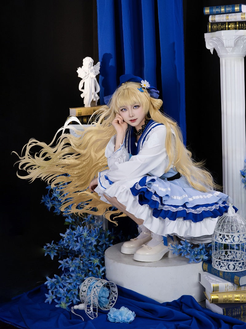 「在庫限り・完売次第終」Monenjoy　鳴潮　ローソンコラボ　フィービー　コスプレ衣装　ワンピース　ドレス　セーラー服　ロリータ　共鳴者　コスチューム　イベント　かわいい　