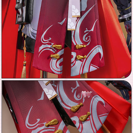 Monenjoy　鳴潮　コスプレ　丹瑾 たんきん　コスチューム　可愛い　イヤリング＋腿鞄付　ワンピース　ハロウィン　実物化　イベント - Monenjoy