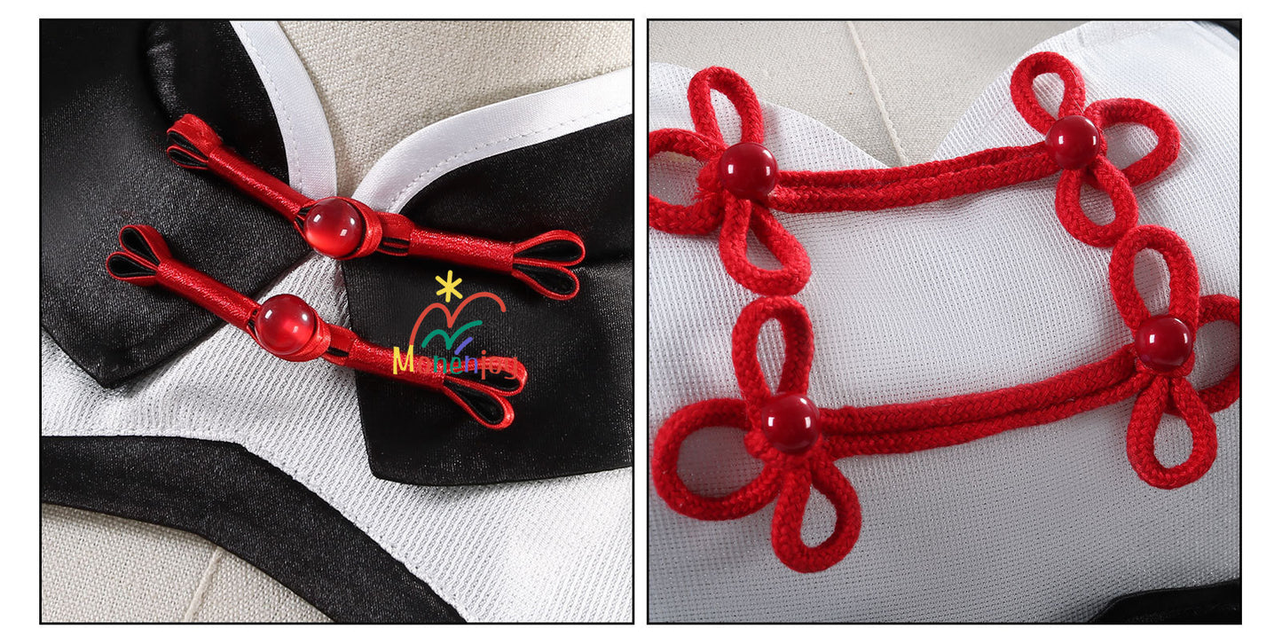 Monenjoy 鳴潮　西湖 コラボ　ツバキ コスプレ衣装　ワンピース　ロリータ　かわいい　 - Monenjoy