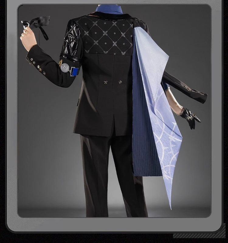 Monenjoy ゼンレスゾーンゼロ ヒューゴ コスプレ衣装　マスク＋帽子＋腕時計付　ゼンゼロ　コスチューム　cosplay　イベント　仮装　ハロウィン - Monenjoy