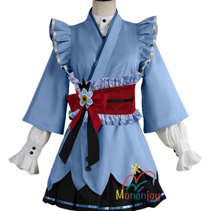 Monenjoy　前橋ウィッチーズ　新里 アズ　北原 キョウカ　三俣 チョコ　上泉 マイ赤城 ユイナ　コスプレ衣装　 メイド服　コスチューム　魔女GS1917　