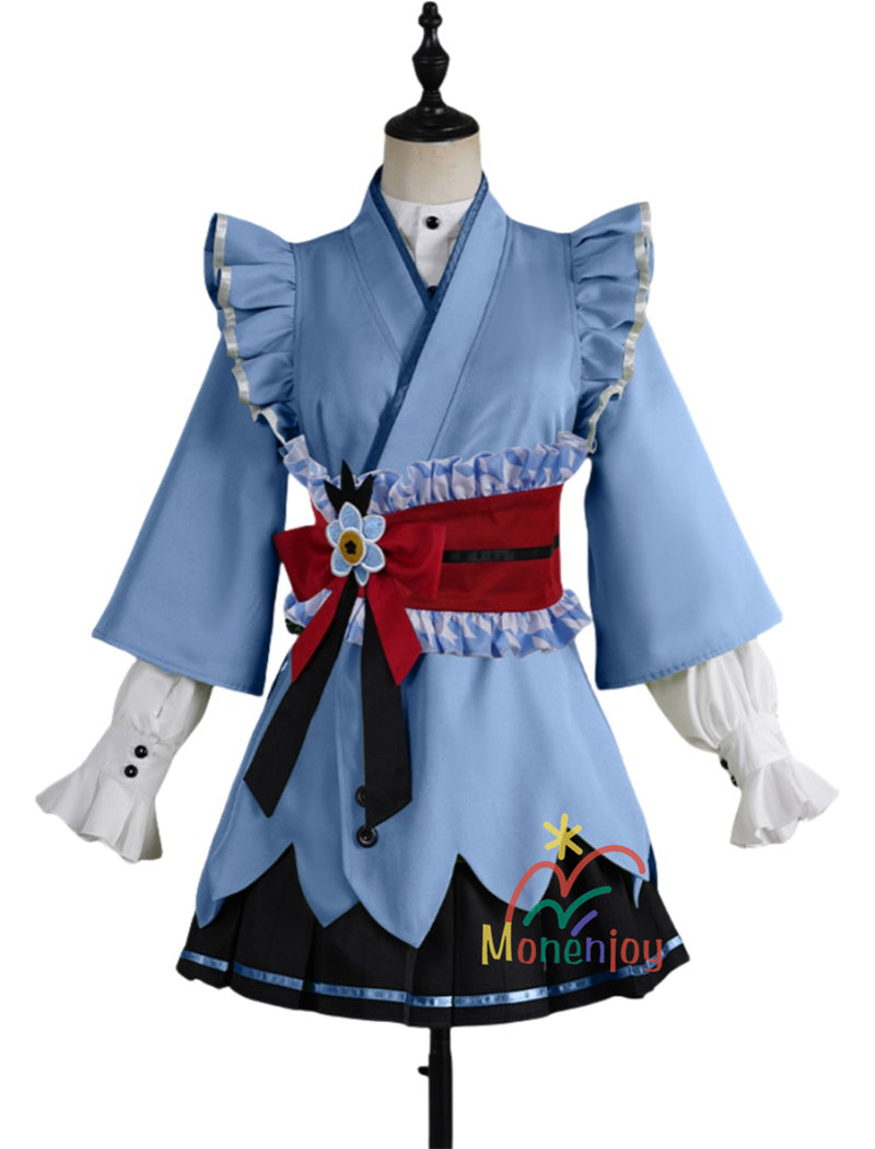 Monenjoy　前橋ウィッチーズ　新里 アズ　北原 キョウカ　三俣 チョコ　上泉 マイ赤城 ユイナ　コスプレ衣装　 メイド服　コスチューム　魔女GS1917　