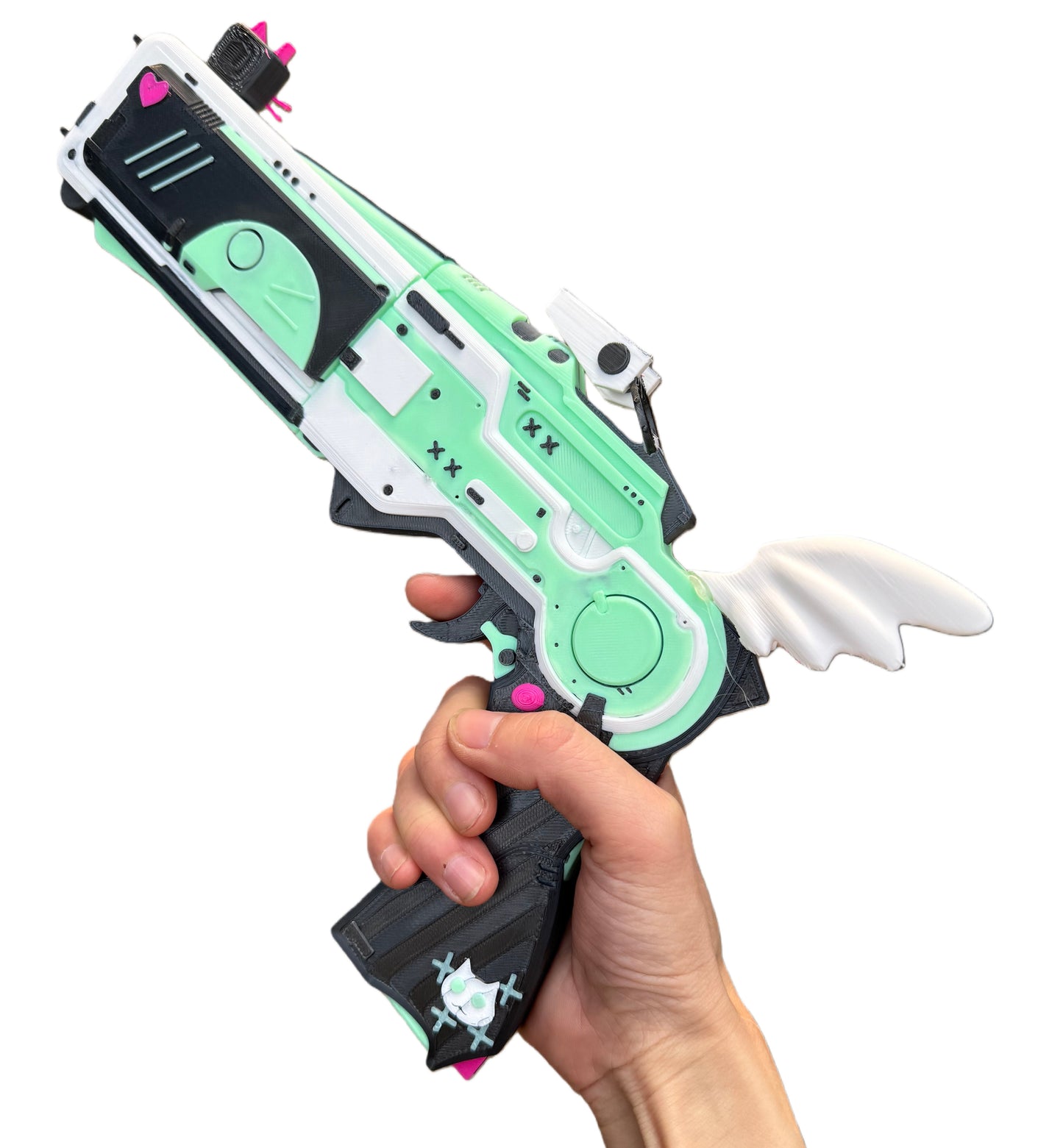 Monenjoy 鳴潮 リンネー スペクトル・ブラスター 28cm PLA材質　モチーフ武器 コスプレ道具　リンネーの武器　武器モデル　アクセサリー PVC材質　イベント