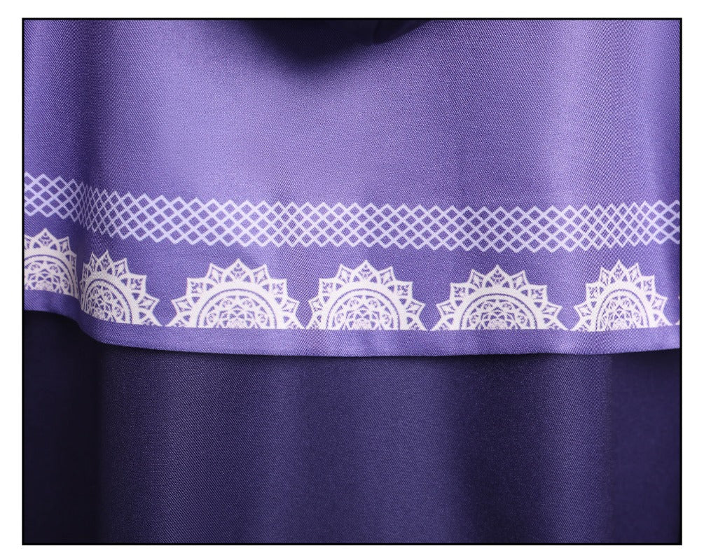 Monenjoy　サイレント・ウィッチ  モニカ・エヴァレット マント　紫色　モニカ・ノートンと　ケーツ　コスプレ衣装　七賢人　魔術師服　沈黙の魔女の隠しごとGS1916