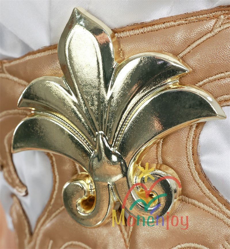 Monenjoy 崩壊：スターレイル アグライア コスプレ衣装　ワンピース　金属パーツ　黄金裔　オンパロス/オクヘイマ　コスチューム　ハロウィン