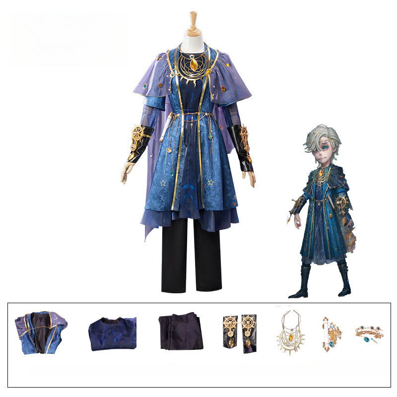 Monenjoy アイデンティティ5　患者 コスプレ衣装　心理学者　限定衣装 　ハロウィン　第五人格/IdentityV　イベント　エミールさんの限定UR衣装パック　コスチューム　 - Monenjoy