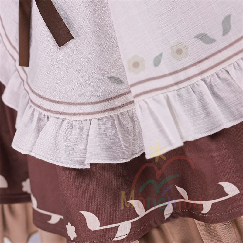 Monenjoy 鳴潮 韓国コラボ千咲ちゃん 　コスプレ衣装　メイド服　可愛い　コーヒーメイド服　イベント