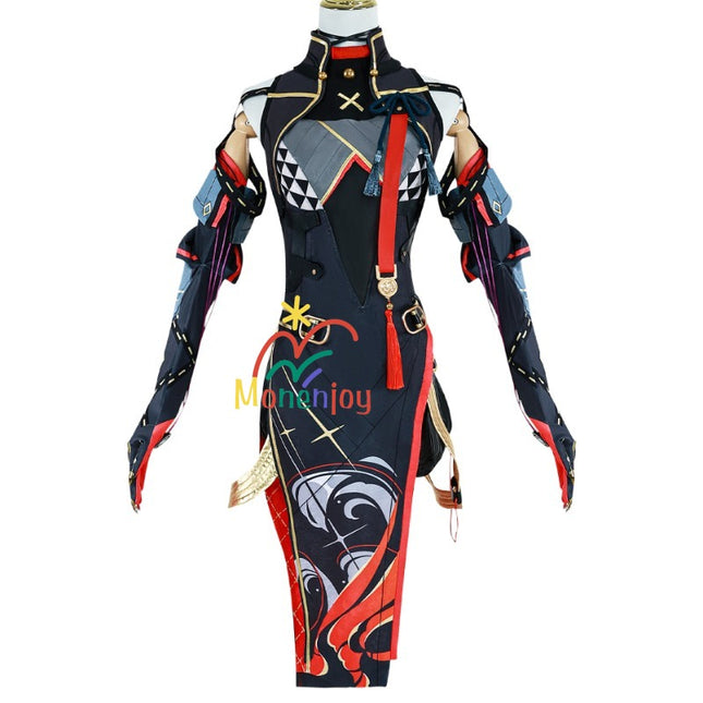 Monenjoy　鳴潮　インリン　コスプレ　吟霖　衣装　ワンピース　アクセサリー付 - Monenjoy