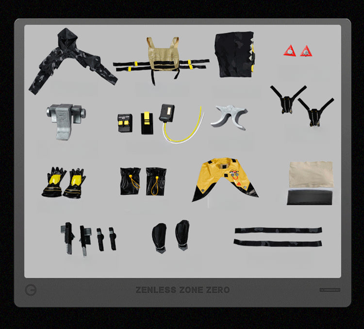 Monenjoy ゼンレスゾーンゼロ トリガー コスプレ衣装　イベント　オボルス小隊　仮装　 - Monenjoy