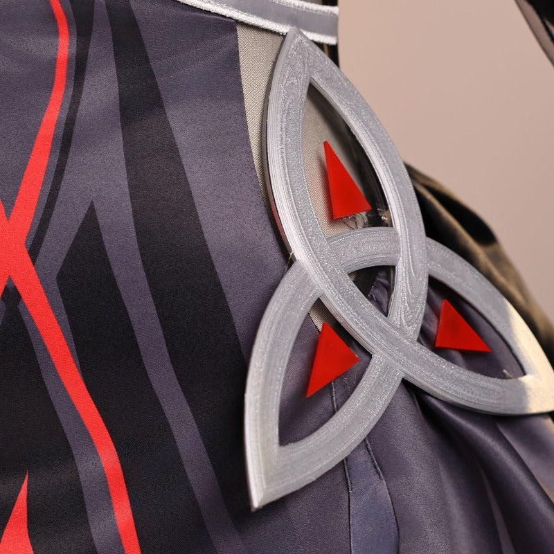 Monenjoy 原神 ロノヴァ　Ronova　 コスプレ衣装　死の執政　魔神　3d樹脂製パーツ　ワンピース　コスチューム