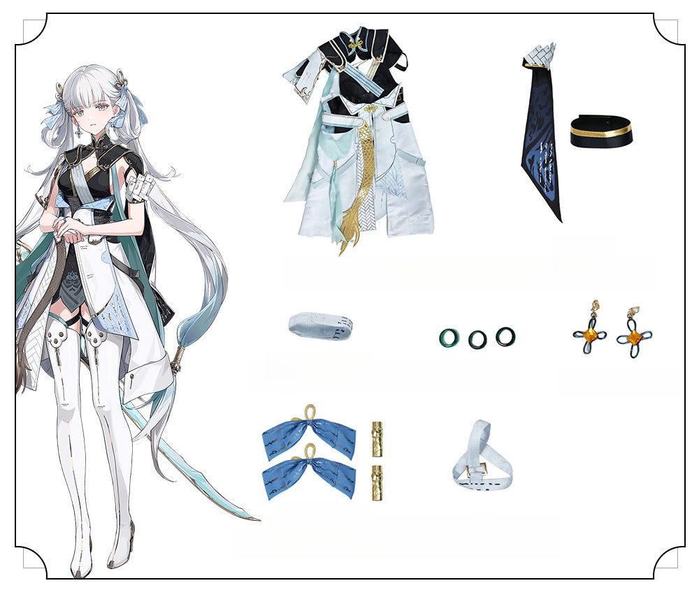 「在庫限り・完売次第終了」Monenjoy　鳴潮 今汐　コスプレ衣装　こんし　Jinhsi　ワンピース　漂泊者　コスチューム　ドレスGS1920