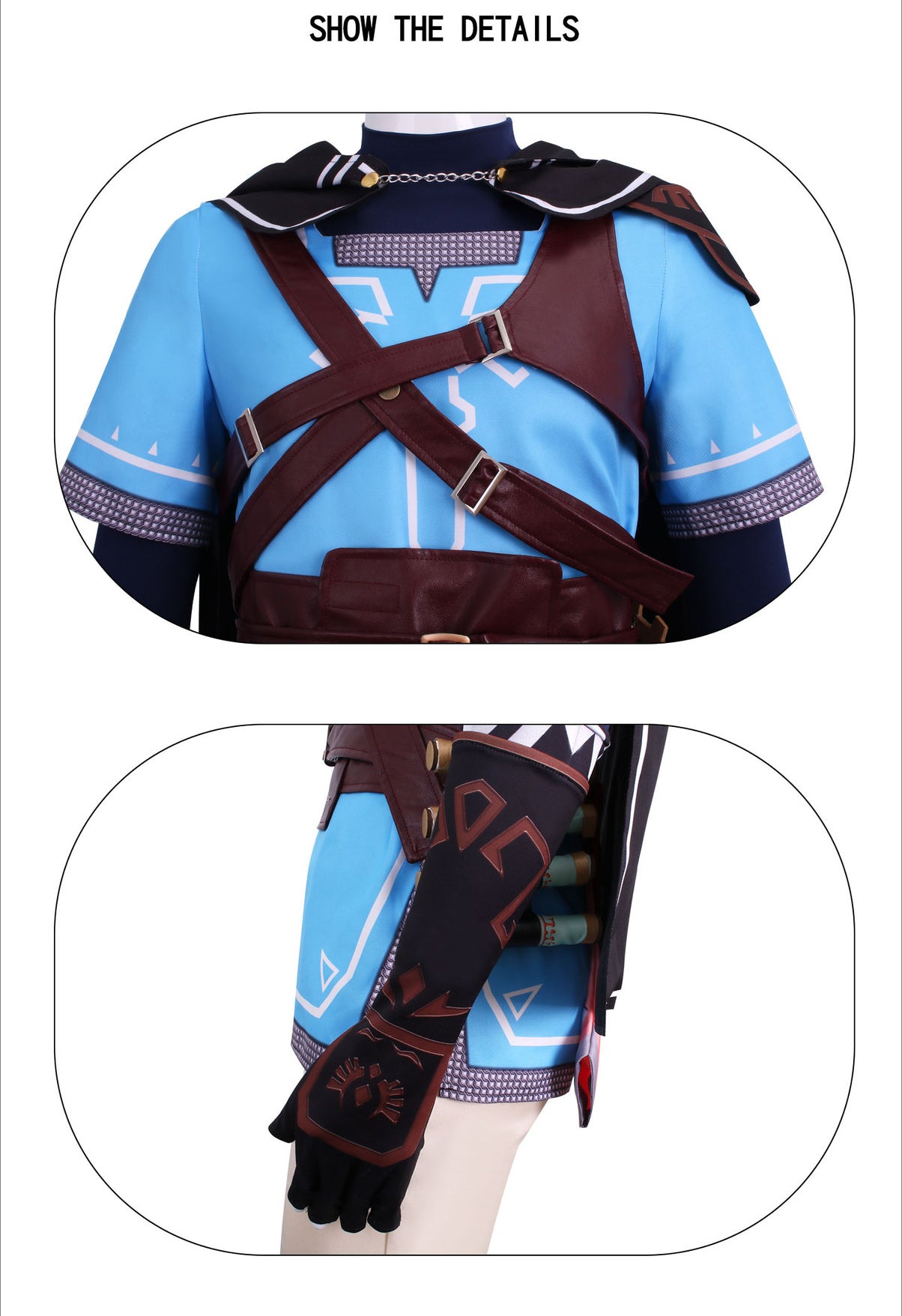 Monenjoy　ゼルダの伝説 リンク　link　英傑服　コスプレ衣装　ブレス オブ ザ ワイルド　イベントGS1152 - Monenjoy