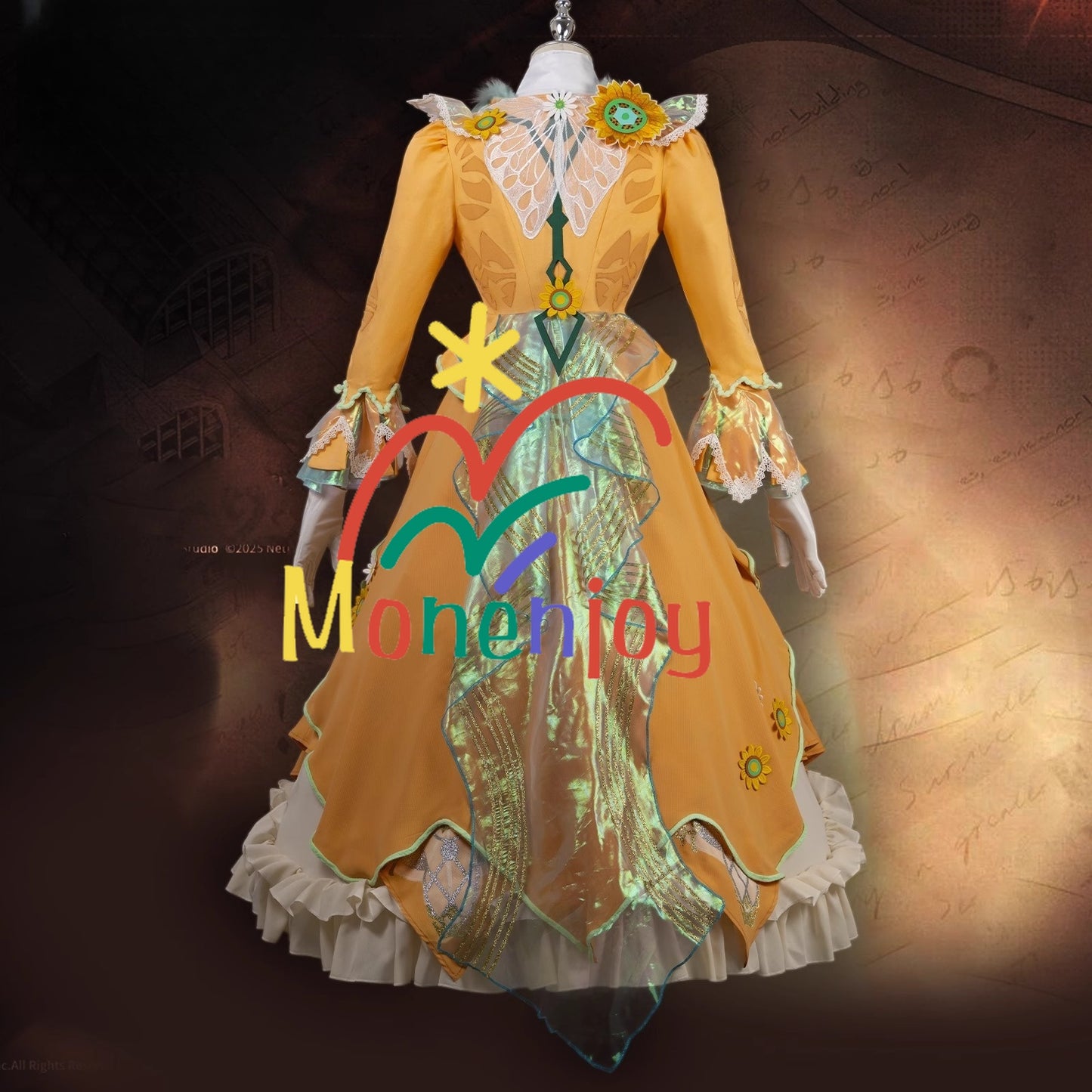 Monenjoy 第五人格× #コナン・ドイル財団 コラボ　記者衣装パックプレビュー　コスプレ衣装　ミズ・ワトソン 　コスチューム　眼鏡＋帽子付 - Monenjoy