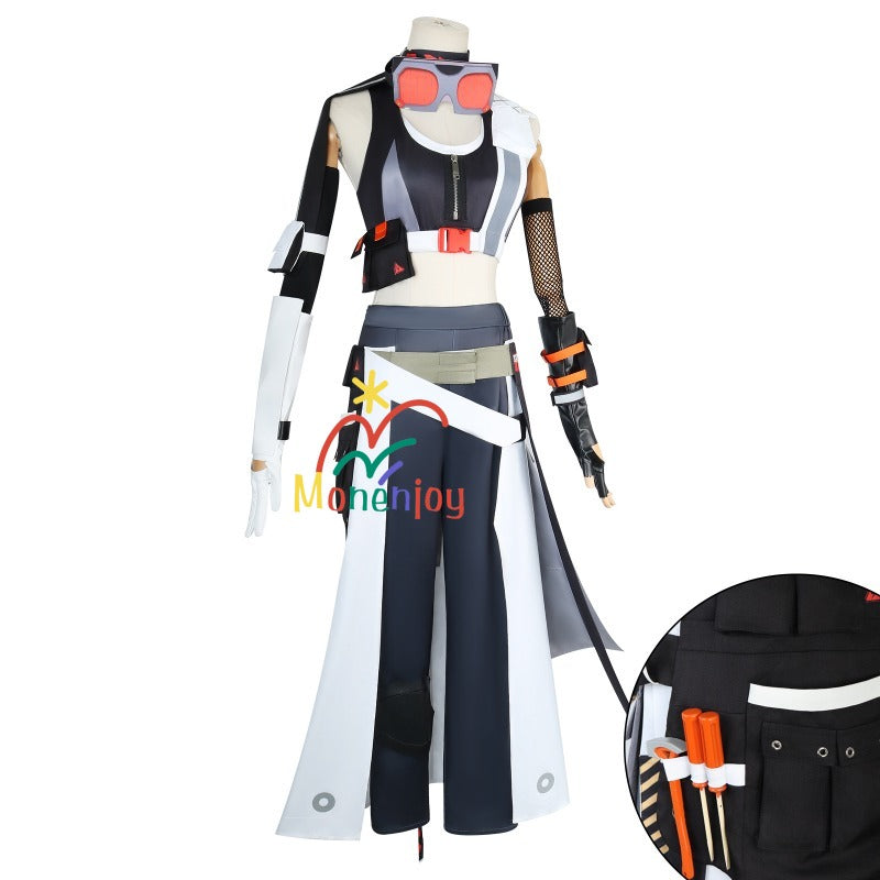 Monenjoy　ゼンレスゾーンゼロ グレース・ハワード 　コスプレ衣装　白祇重工 　コスチュームGS1934