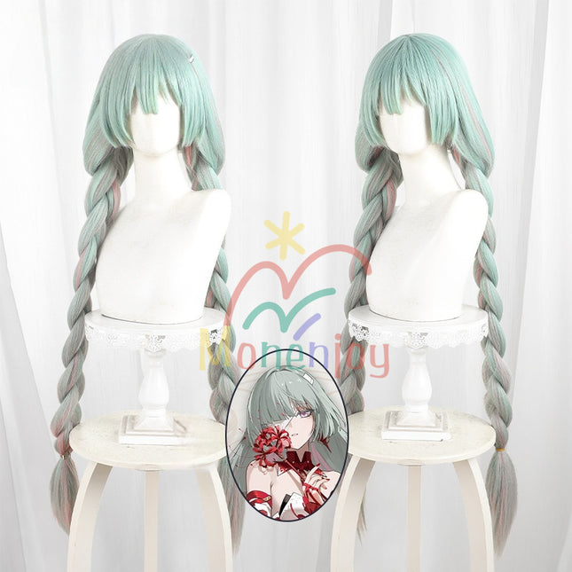 Monenjoy 鳴潮 フローヴァ コスプレウィッグ 110cm カツラ イベント アクセサリー