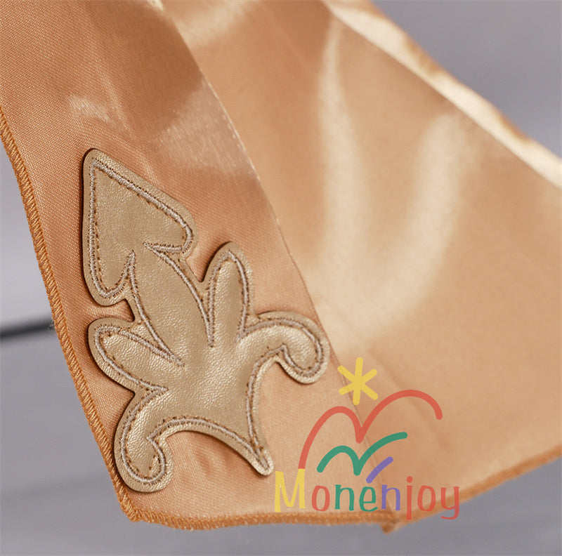 Monenjoy 崩壊：スターレイル アグライア コスプレ衣装　ワンピース　金属パーツ　黄金裔　オンパロス/オクヘイマ　コスチューム　ハロウィン