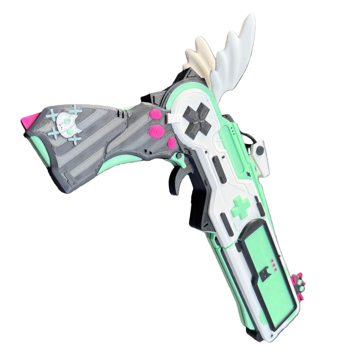 Monenjoy 鳴潮 リンネー スペクトル・ブラスター 28cm PLA材質　モチーフ武器 コスプレ道具　リンネーの武器　武器モデル　アクセサリー PVC材質　イベント