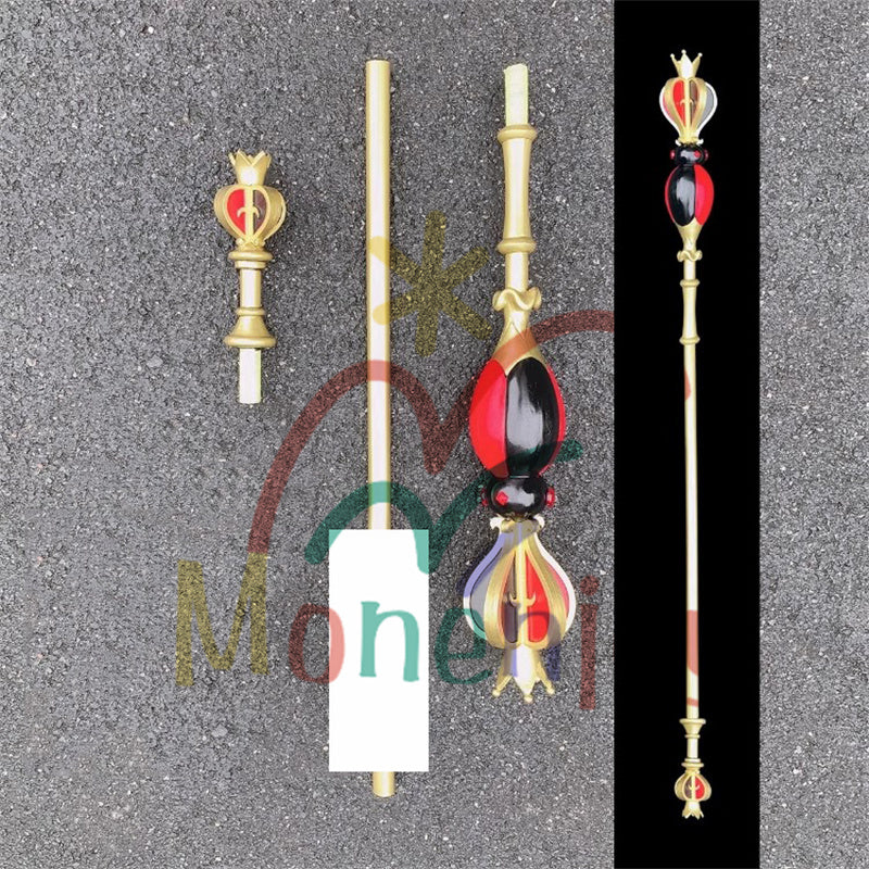 Monenjoy ツイステ パアズールの杖 学園長の杖 リドルの杖 カリムの杖 マレウスの杖 コスプレ道具　樹脂製　男女兼用　撮影道具　文化祭　舞台道具　おもちゃ　コスプレ - Monenjoy